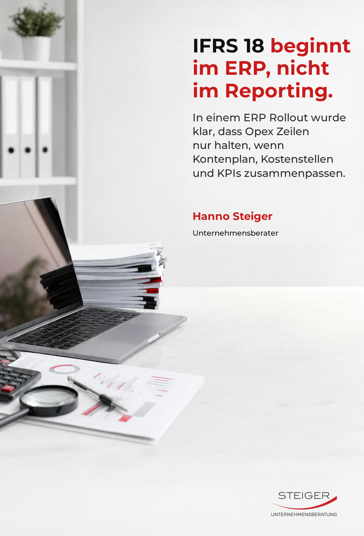 IFRS 18 als Prüfstein für ERP und Reporting