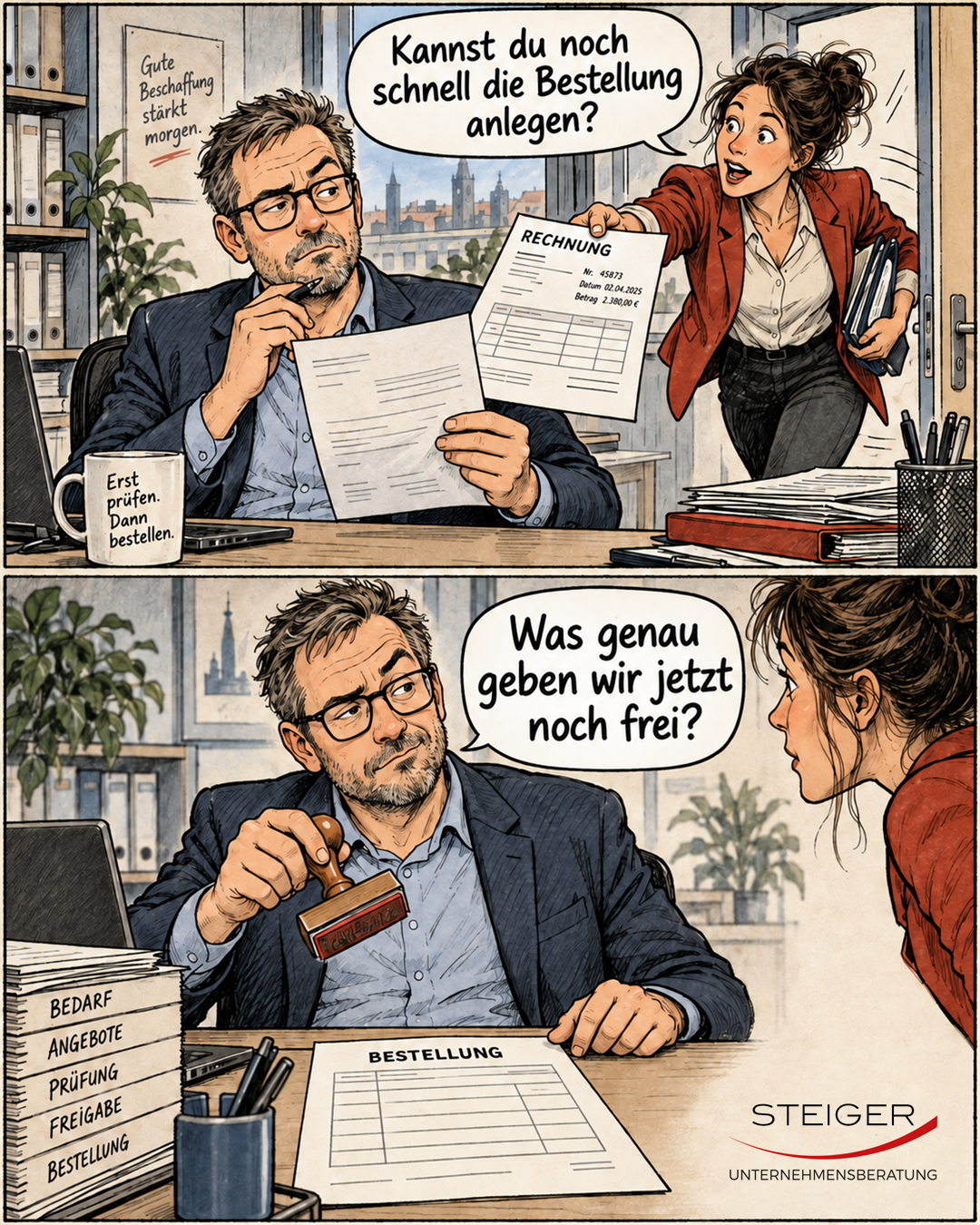 Warum nachträgliche Bestellungen Steuerung verhindern